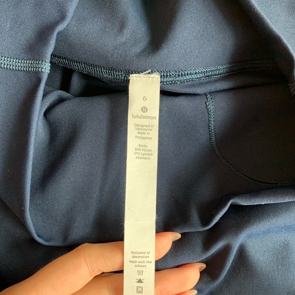 SOLD Ⓜ️ Lululemon wunder under crops w/ headband - Picture 4 of 7